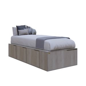 Cama 1 Plaza 3 Cajones y 1 Zapatero