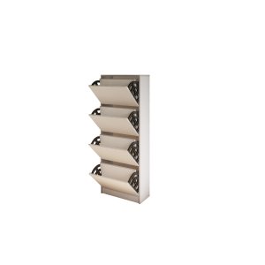Zapatero Con 4 Puertas Rebatibles