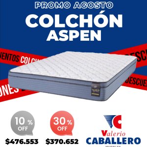 Colchón Aspen Resortes Euro Pillow King Koil