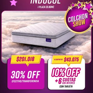 Colchón Pravia De Resortes EuroPillow Inducol