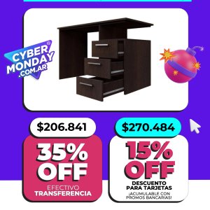 Escritorio 3 Cajones Linea Study