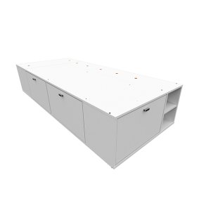 Cama Box Nature Con Cajones Y Zapatero