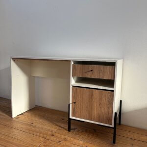 Escritorio Oficina Industrial Metalwood Hierro 1.25m