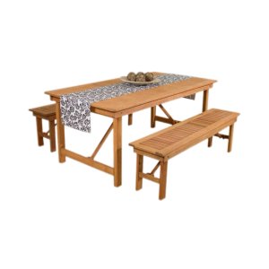Mesa Iguazu + 2 Bancos