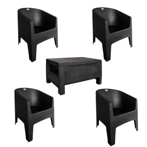 4 Sillones Oasis + Mesa Bali