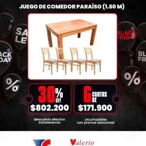 Juego de Comedor Paraíso