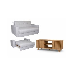 Sofá Cama + Rack Tv
